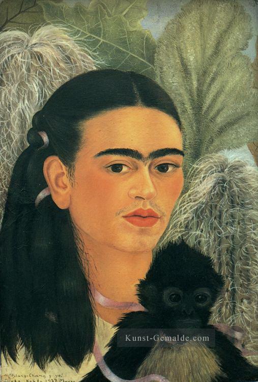 Fulang Chang und ich Feminismus Frida Kahlo Ölgemälde